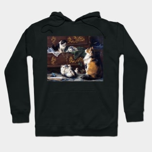 Cat and her Kittens Hoodie